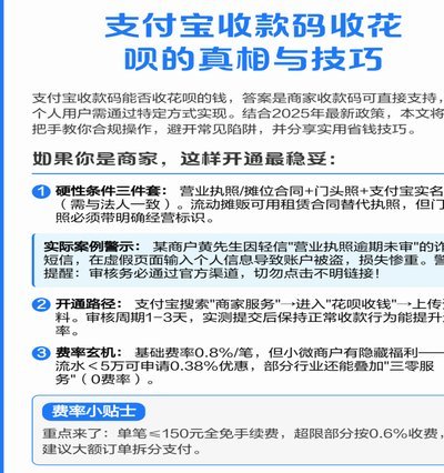花呗兑现商家 怎么操作